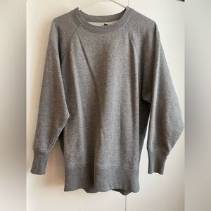 Oversized grey Aerie crewneck